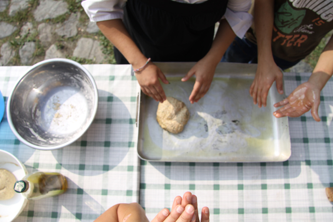 Laboratorio di panificazione per bimbi