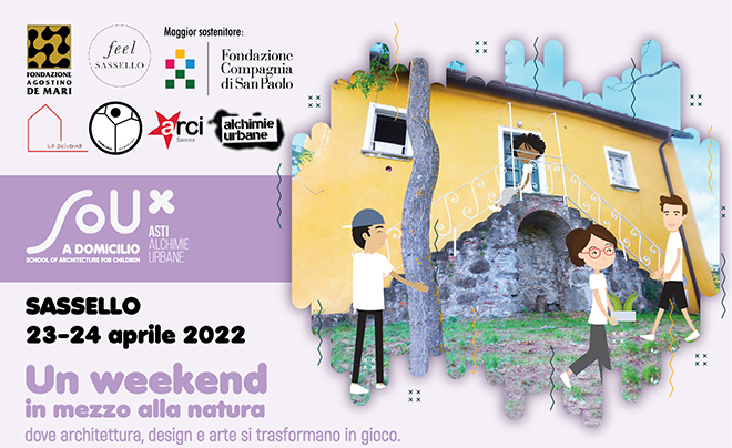 SOUx a domicilio Asti. Scuola di architettura per bambini