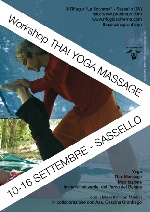 workshop di thai yoga massage presso il Rifugio La Sciverna